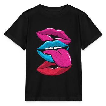 90er Jahre - Stanley/Stella Kinder T-Shirt MINI CREATOR  - Schwarz - Vorne - Mikhail (115cm)