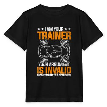 Personal trainer - Stanley/Stella MINI CREATOR Kids’ T-Shirt - black - Front - Mikhail (115cm)