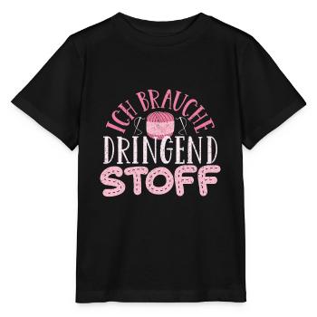 Nähen - Stanley/Stella Kinder T-Shirt MINI CREATOR  - Schwarz - Vorne - Mikhail (115cm)