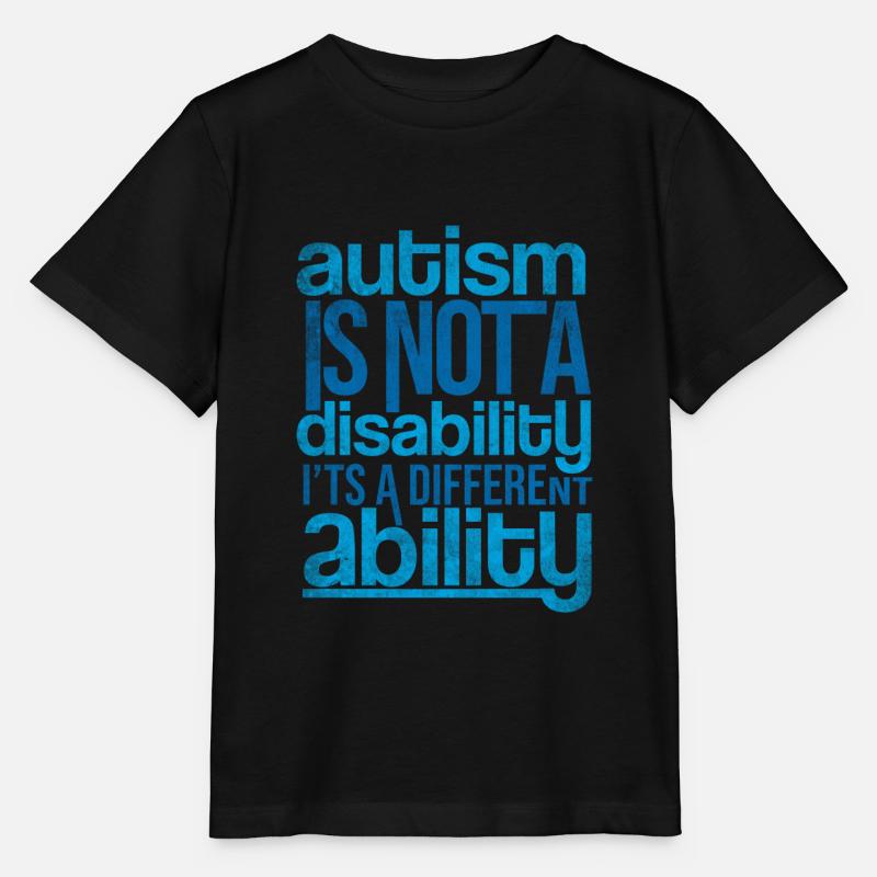 Autisme - T-shirt bio MINI CREATOR Stanley/Stella Enfant - noir