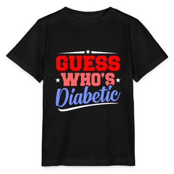 Diabetes Diabetes - Stanley/Stella MINI CREATOR Kids’ T-Shirt - black - Front - Mikhail (115cm)