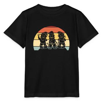 Nain nain nain Jardinier Vintage Retro - T-shirt bio MINI CREATOR Stanley/Stella Enfant - noir - Devant - Mikhail (115cm)