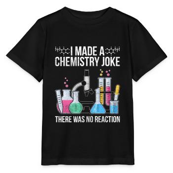 Chemie Witze - Stanley/Stella Kinder T-Shirt MINI CREATOR  - Schwarz - Vorne - Mikhail (115cm)