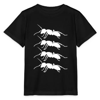 Ameisen - Stanley/Stella Kinder T-Shirt MINI CREATOR  - Schwarz - Vorne - Mikhail (115cm)