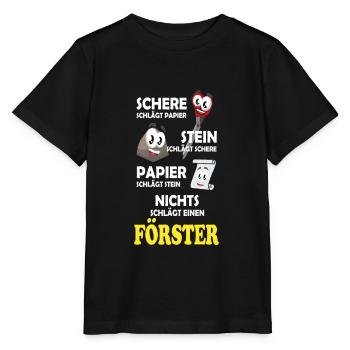 Förster - Stanley/Stella Kinder T-Shirt MINI CREATOR  - Schwarz - Vorne - Mikhail (115cm)
