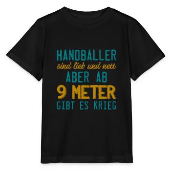 Handball Sport Lustig Spruch Amateur Geschenk - Stanley/Stella Kinder T-Shirt MINI CREATOR  - Schwarz - Vorne - Mikhail (115cm)