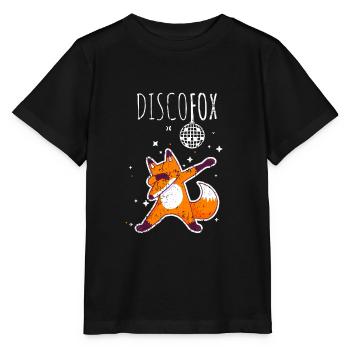 Discofox dance fox pour les danseurs - T-shirt bio MINI CREATOR Stanley/Stella Enfant - noir - Devant - Mikhail (115cm)