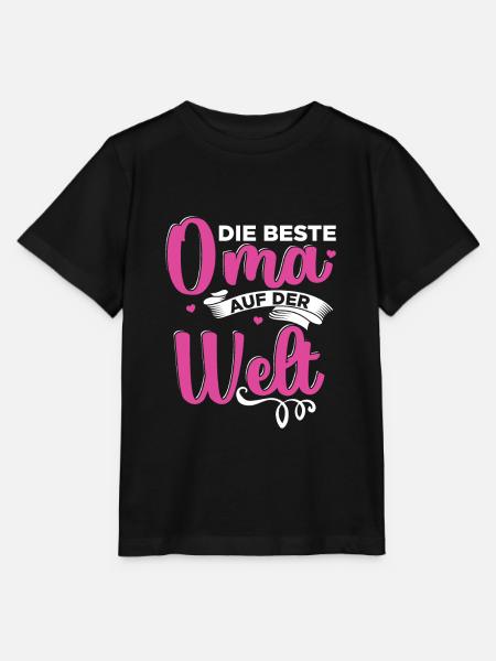 Oma - Stanley/Stella Kinder T-Shirt MINI CREATOR  - Schwarz