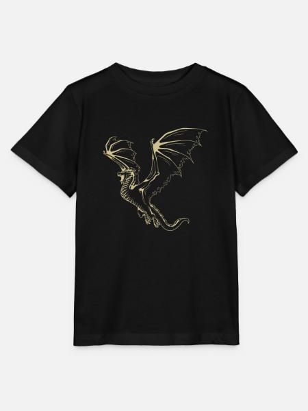 Drache - Stanley/Stella Kinder T-Shirt MINI CREATOR  - Schwarz