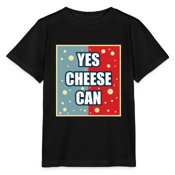 Yes Cheese Can - Stanley/Stella MINI CREATOR Kids’ T-Shirt - black - Front - Mikhail (115cm)