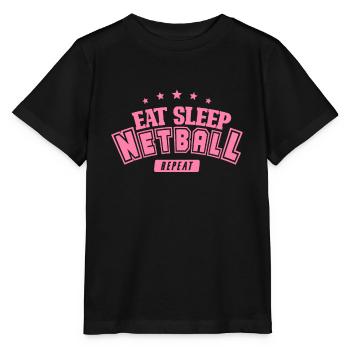 Balle de filet joueuse - T-shirt bio MINI CREATOR Stanley/Stella Enfant - noir - Devant - Mikhail (115cm)