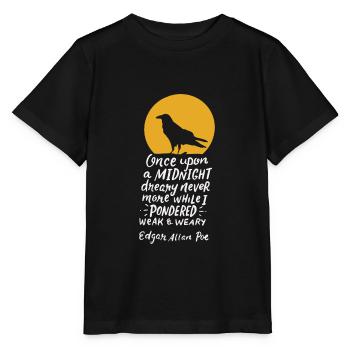 Edgar Allan Poe Zitat - Stanley/Stella Kinder T-Shirt MINI CREATOR  - Schwarz - Vorne - Mikhail (115cm)