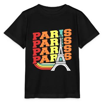 Paris - Stanley/Stella MINI CREATOR Kids’ T-Shirt - black - Front - Mikhail (115cm)
