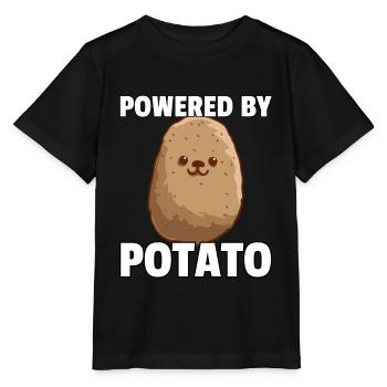 Potatoes Potato Potatoes Potatoes Erpfi Fries - Stanley/Stella MINI CREATOR Kids’ T-Shirt - black - Front - Mikhail (115cm)