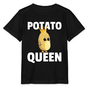 Potatoes Potato Potatoes Potatoes Erpfi Fries - Stanley/Stella MINI CREATOR Kids’ T-Shirt - black - Front - Mikhail (115cm)