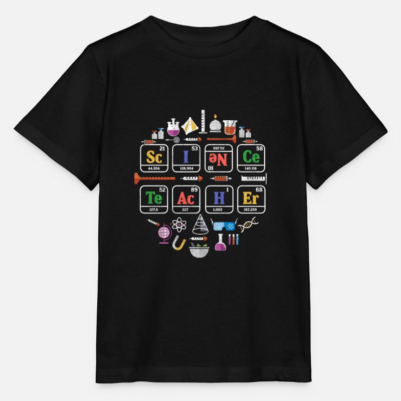 Professeur de physique chimie - T-shirt bio MINI CREATOR Stanley/Stella Enfant - noir