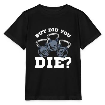 Kugelhantel Kettlebell Fitness Sport Training - Stanley/Stella Kinder T-Shirt MINI CREATOR  - Schwarz - Vorne - Mikhail (115cm)