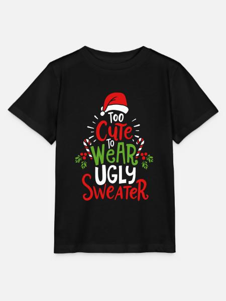 Hässlicher Weihnachtspullover - Stanley/Stella Kinder T-Shirt MINI CREATOR  - Schwarz