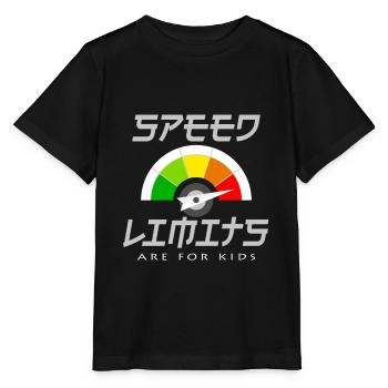 limitation de vitesse - T-shirt bio MINI CREATOR Stanley/Stella Enfant - noir - Devant - Mikhail (115cm)
