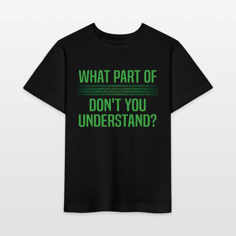 Binary Code Binar Dualcode Programmer Gift Stanley/Stella MINI CREATOR Kids’ T-Shirt