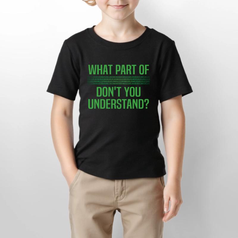 Binary Code Binar Dualcode Programmer Gift Stanley/Stella MINI CREATOR Kids’ T-Shirt