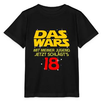 18. Geburtstag - Stanley/Stella Kinder T-Shirt MINI CREATOR  - Schwarz - Vorne - Mikhail (115cm)