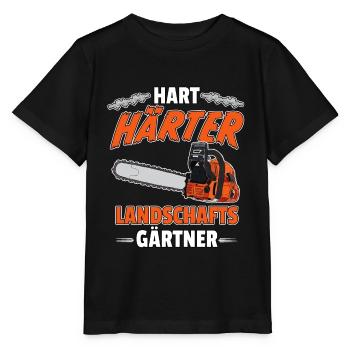 Hart Harter Landschaftsgärtner Geschenke - Stanley/Stella Kinder T-Shirt MINI CREATOR  - Schwarz - Vorne - Mikhail (115cm)
