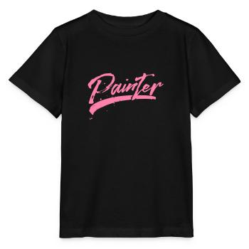 Peintre peintre peintre peinture équipe de peinture - T-shirt bio MINI CREATOR Stanley/Stella Enfant - noir - Devant - Mikhail (115cm)