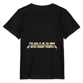 Big People Little People Blagues Basketball - T-shirt bio MINI CREATOR Stanley/Stella Enfant - noir - Devant - Mikhail (115cm)
