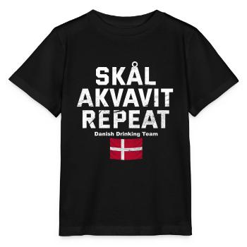 Dänemark - Stanley/Stella Kinder T-Shirt MINI CREATOR  - Schwarz - Vorne - Mikhail (115cm)