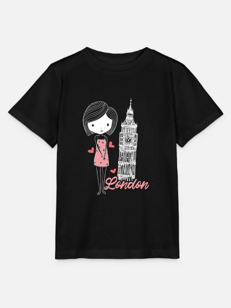 London - Stanley/Stella MINI CREATOR Kids’ T-Shirt - black
