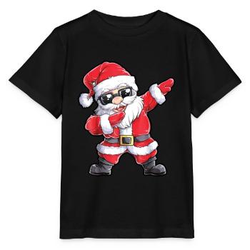 Dabbing Santa Claus - Santa Claus - Stanley/Stella MINI CREATOR Kids’ T-Shirt - black - Front - Mikhail (115cm)