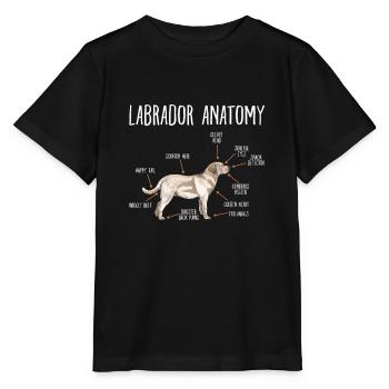 Labrador - Stanley/Stella Kinder T-Shirt MINI CREATOR  - Schwarz - Vorne - Mikhail (115cm)