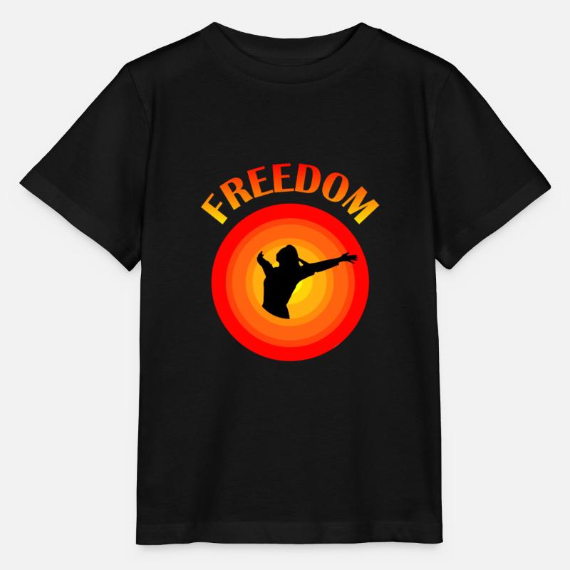 Liberté, liberté - T-shirt bio MINI CREATOR Stanley/Stella Enfant - noir
