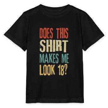 18th birthday - Stanley/Stella MINI CREATOR Kids’ T-Shirt - black - Front - Mikhail (115cm)