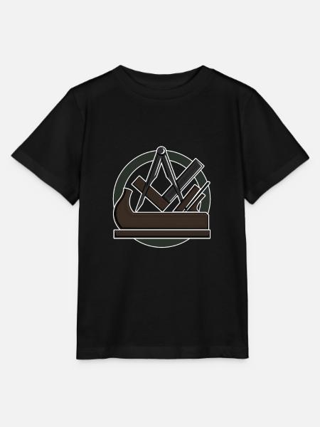 Schreiner Tischler Zunftzeichen Zunft Geschenk - Stanley/Stella Kinder T-Shirt MINI CREATOR  - Schwarz
