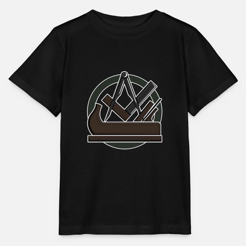 Schreiner Tischler Zunftzeichen Zunft Geschenk - Stanley/Stella Kinder T-Shirt MINI CREATOR  - Schwarz