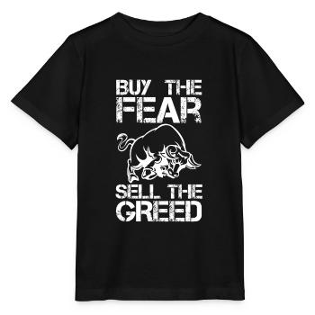 Money Market Stock Market Investor Trader - Stanley/Stella MINI CREATOR Kids’ T-Shirt - black - Front - Mikhail (115cm)