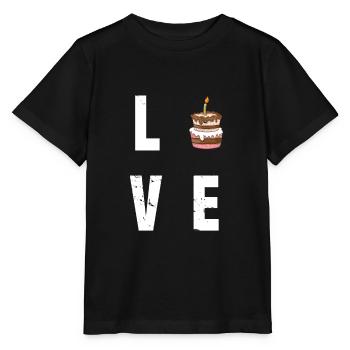 Cake Tart Tart Baking Baker Pastry Cake - Stanley/Stella MINI CREATOR Kids’ T-Shirt - black - Front - Mikhail (115cm)