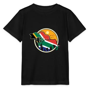 Südafrika - Stanley/Stella Kinder T-Shirt MINI CREATOR  - Schwarz - Vorne - Mikhail (115cm)