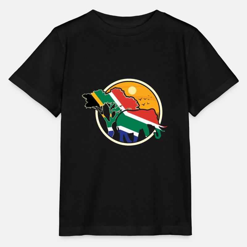 Südafrika - Stanley/Stella Kinder T-Shirt MINI CREATOR  - Schwarz