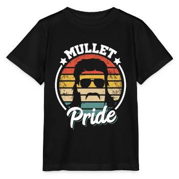 Vokuhila gift I neck spoiler - Stanley/Stella MINI CREATOR Kids’ T-Shirt - black - Front - Mikhail (115cm)