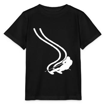 Ski Ski Holiday Slalom White - Stanley/Stella MINI CREATOR Kids’ T-Shirt - black - Front - Mikhail (115cm)
