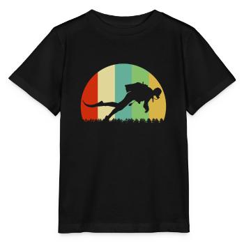 Tauchen Vintage Farben - Stanley/Stella Kinder T-Shirt MINI CREATOR  - Schwarz - Vorne - Mikhail (115cm)