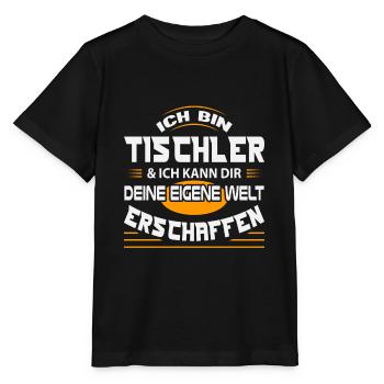 Ich Bin Tischler - Stanley/Stella Kinder T-Shirt MINI CREATOR  - Schwarz - Vorne - Mikhail (115cm)