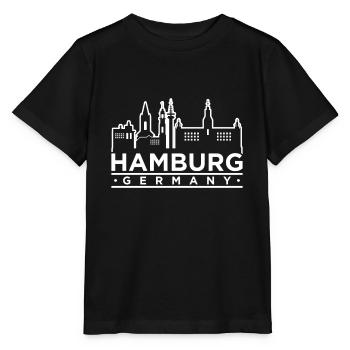 Hambourg - T-shirt bio MINI CREATOR Stanley/Stella Enfant - noir - Devant - Mikhail (115cm)