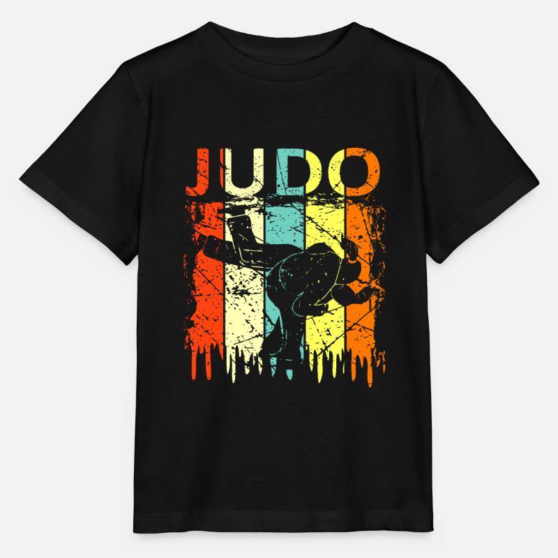 judo - T-shirt bio MINI CREATOR Stanley/Stella Enfant - noir