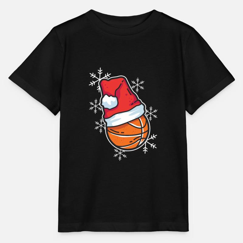 Casquette de basket de Noël - T-shirt bio MINI CREATOR Stanley/Stella Enfant - noir