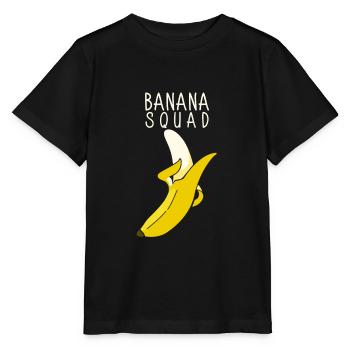 banane - T-shirt bio MINI CREATOR Stanley/Stella Enfant - noir - Devant - Mikhail (115cm)
