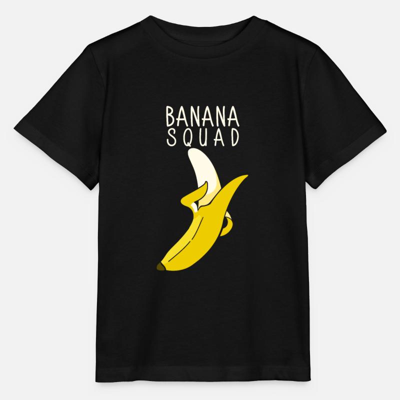 Banane - Stanley/Stella Kinder T-Shirt MINI CREATOR  - Schwarz
